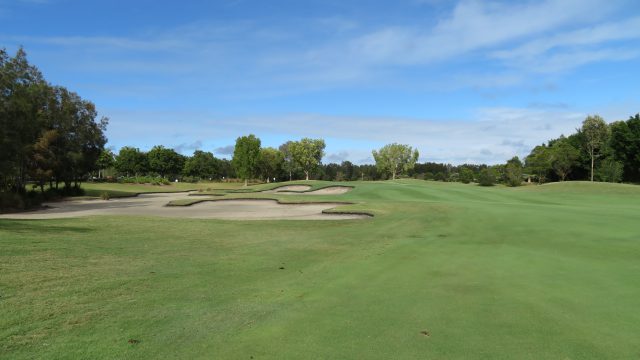 The 9th fairway at Lakelands Golf Club