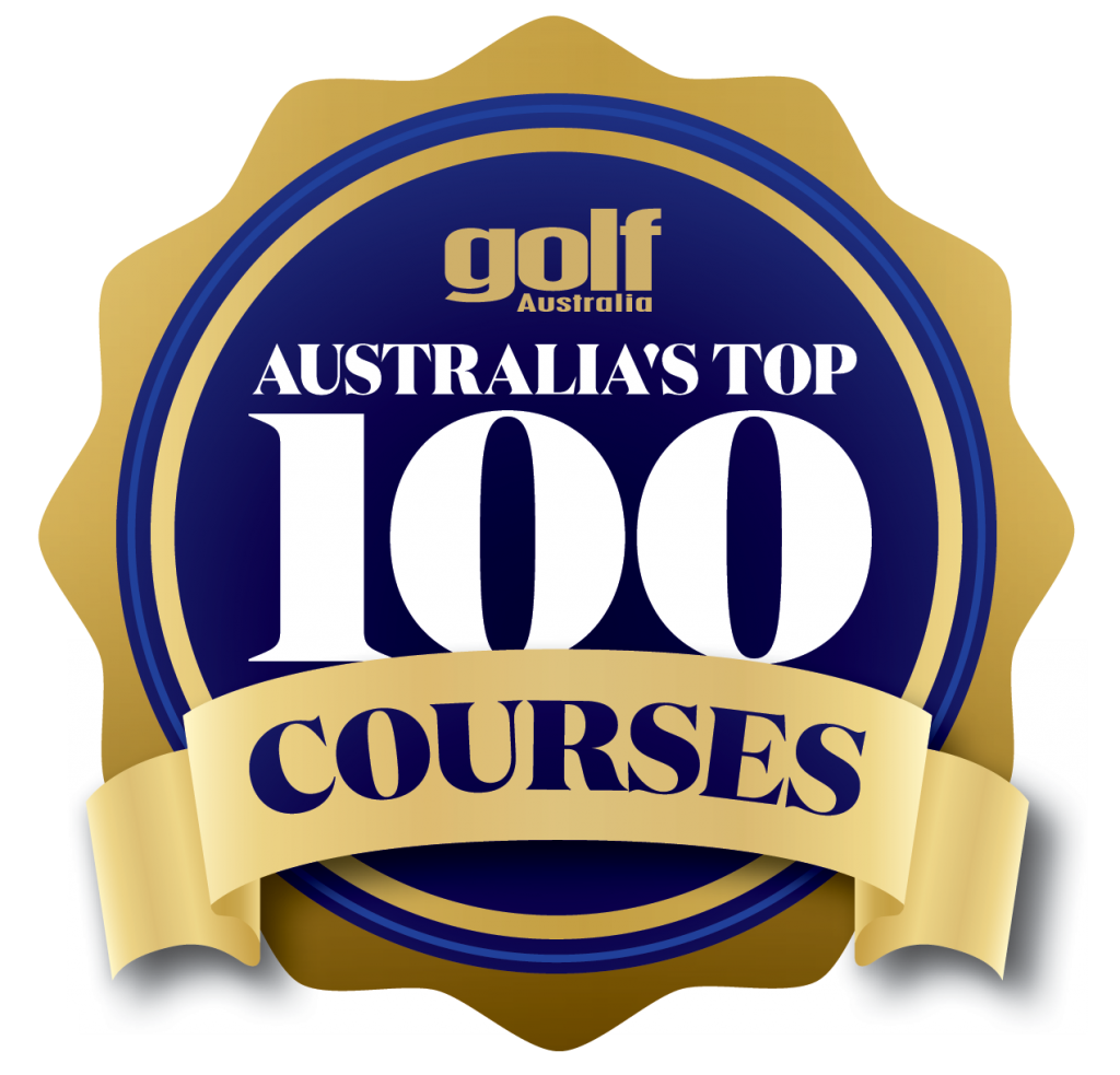 Logo for Top 100 Golf Australia Magazine