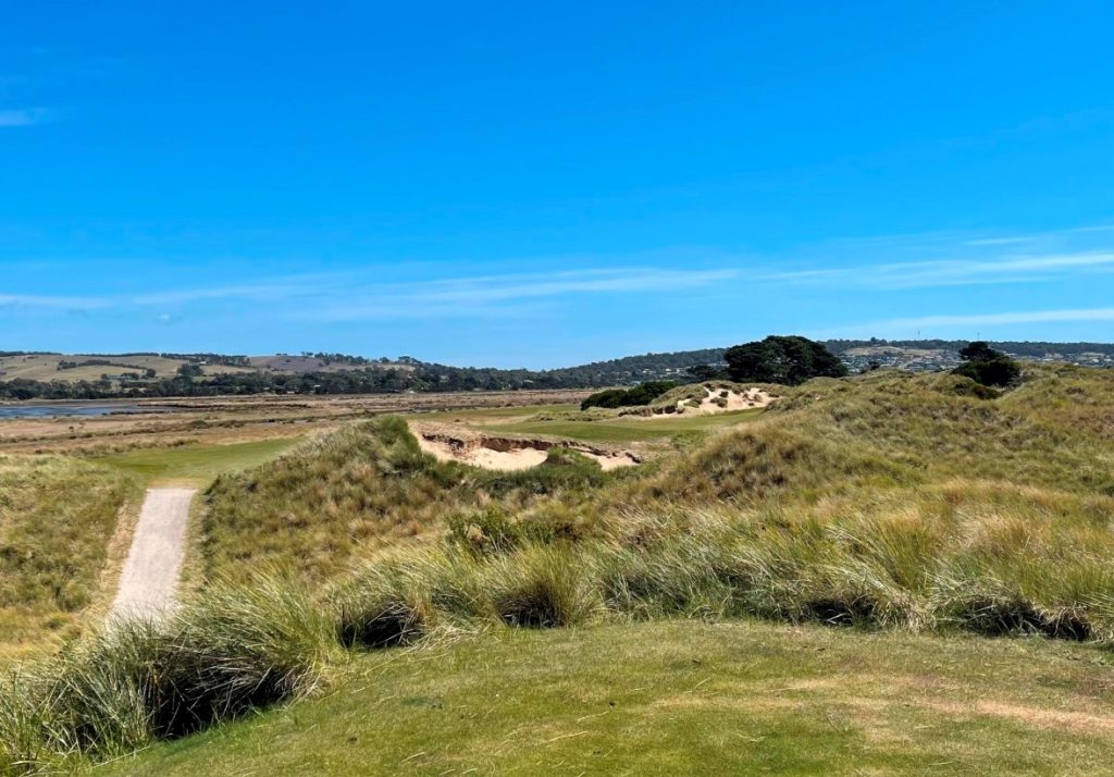 View from the 3rd tee at Barnbougle Dunes