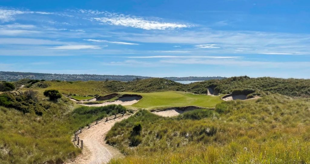 View from the 7th Tee at Barnbougle Dunes