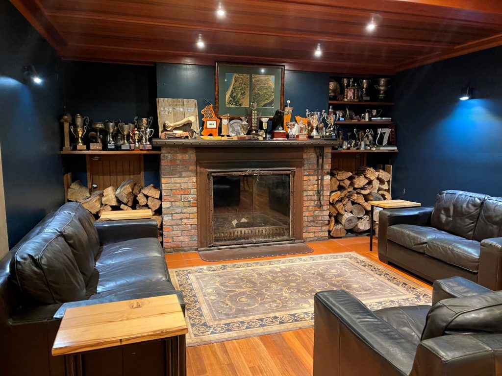 Inside the clubhouse at Barnbougle Dunes