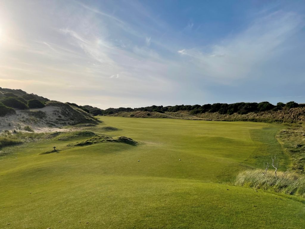 The 13th tee at Barnbougle Lost Farm