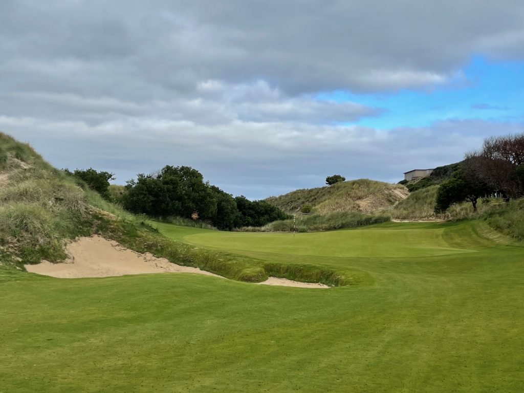 The 14th green of Bougle Run