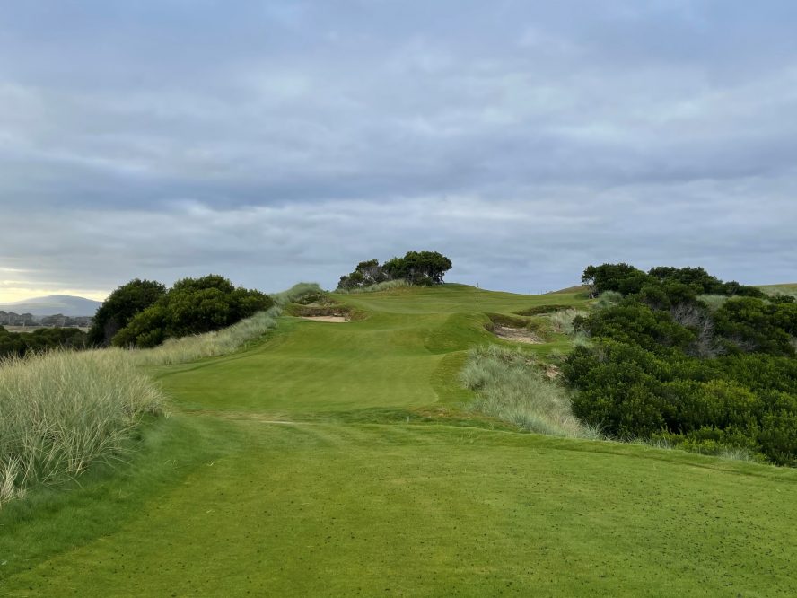 View from the 3rd tee of Bougle Run