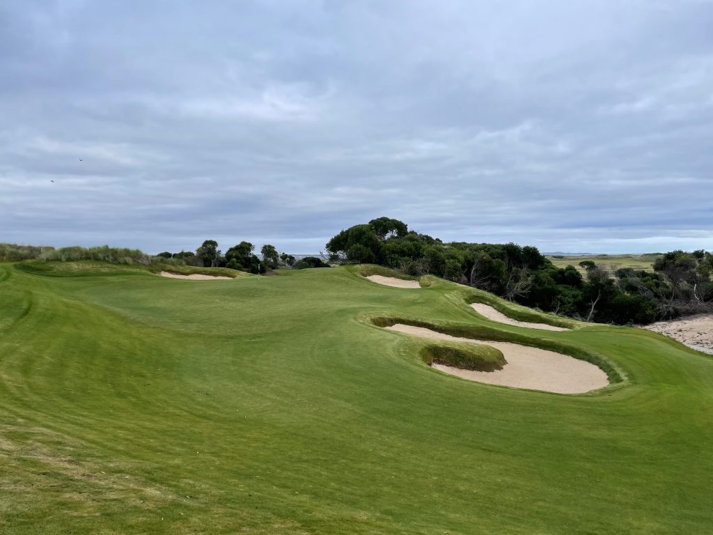 View from the left side of the 5th green at Bougle Run