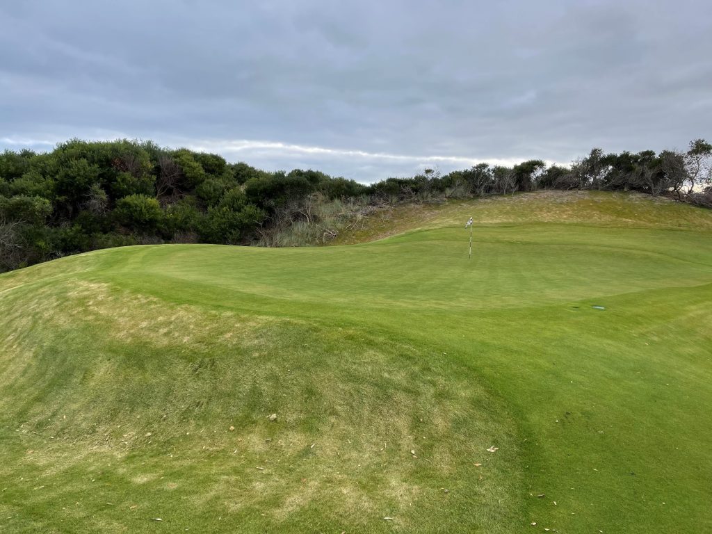 View from beside the 6th green on Bougle Run