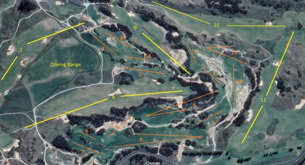 Course Map of Bougle Run