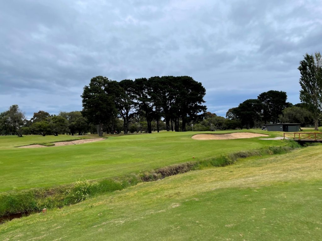 The 10th green at Rosebud Country Club North Course