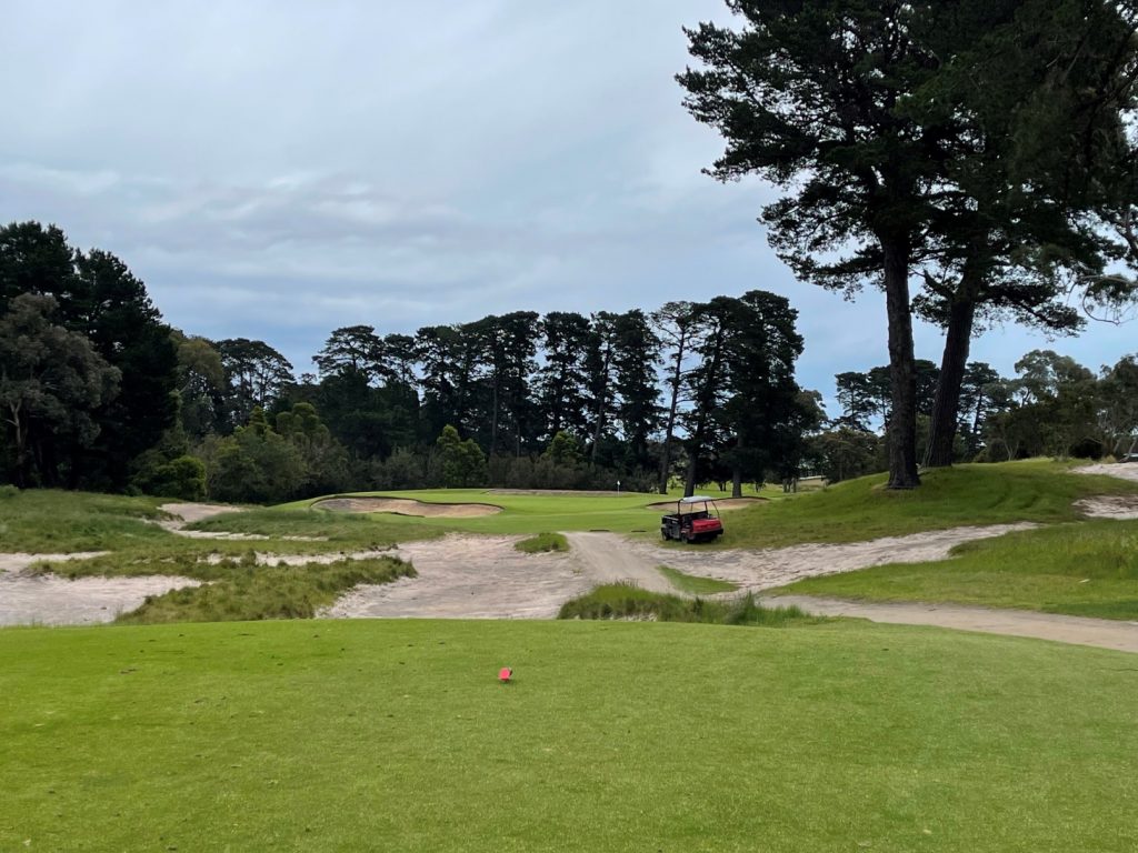 The 13th tee at Rosebud Country Club North Course