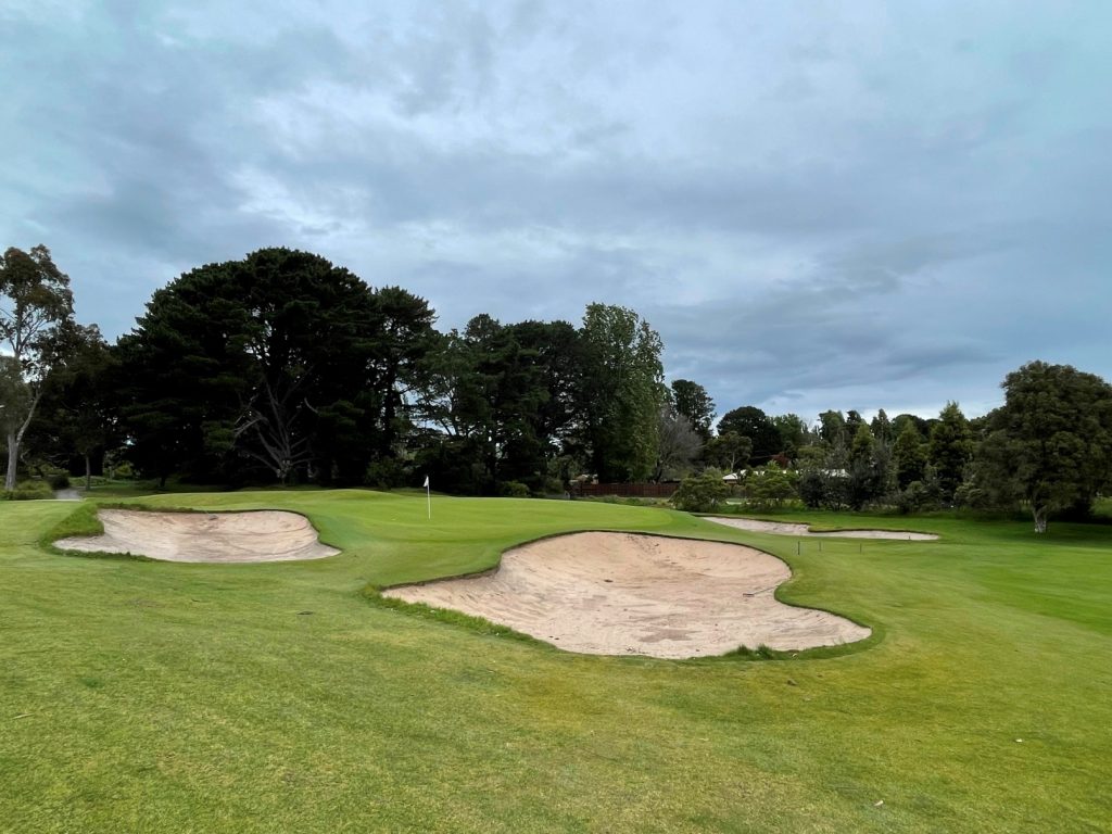 The 14th green at Rosebud Country Club North Course