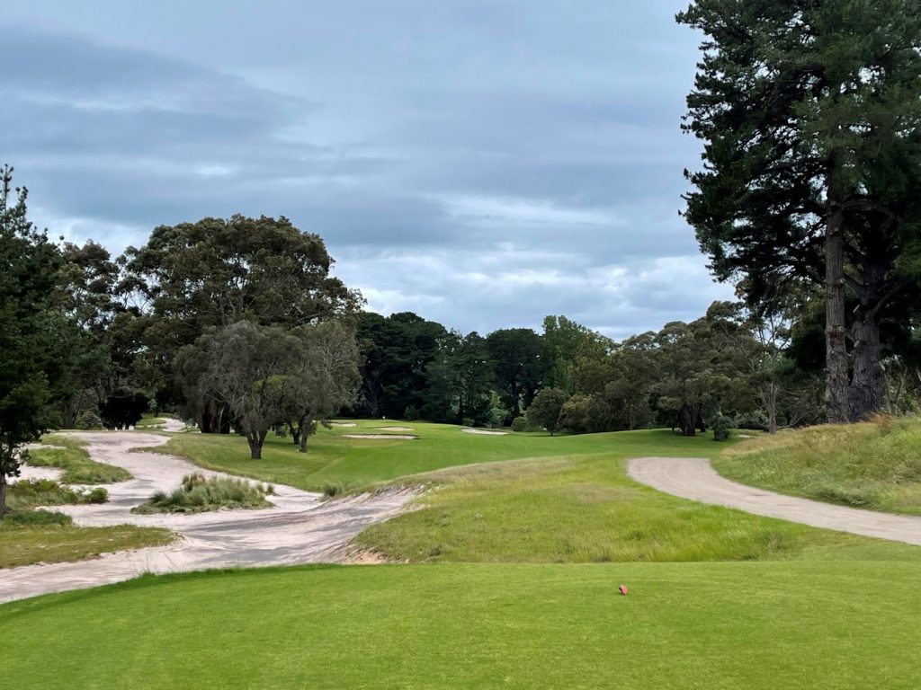 The 14th tee at Rosebud Country Club North Course