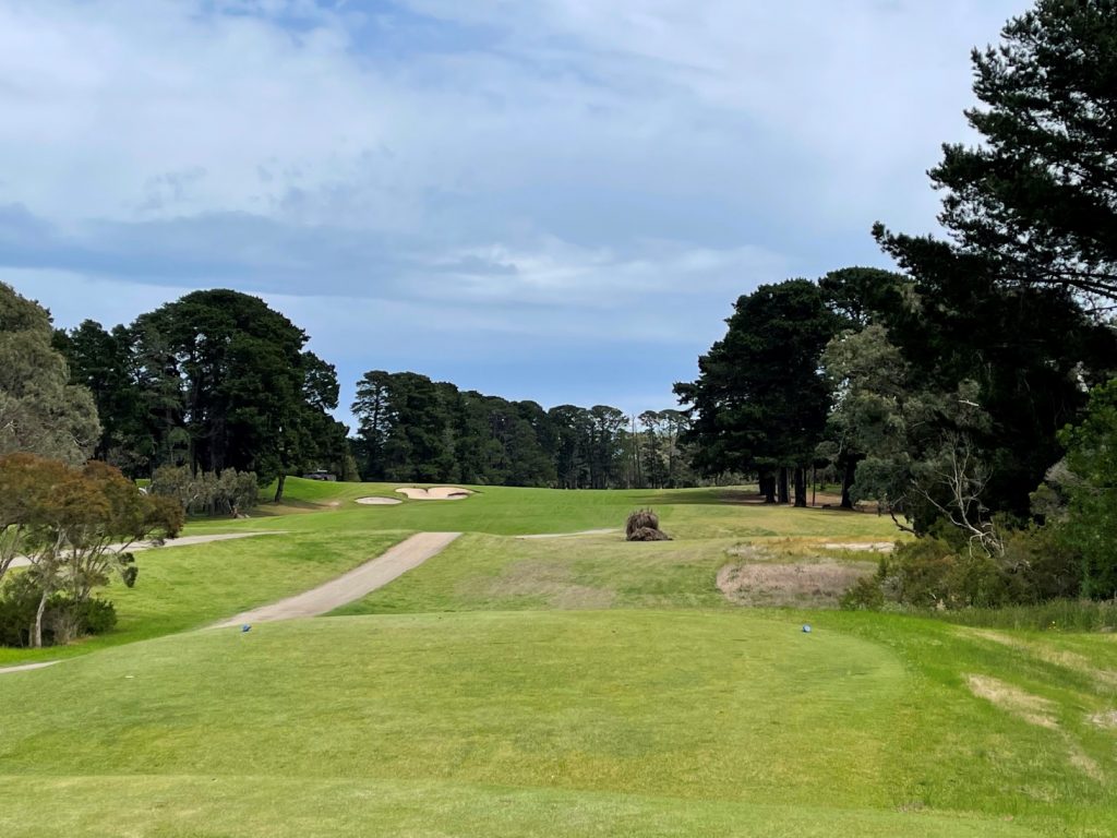 The 16th tee at Rosebud Country Club North Course