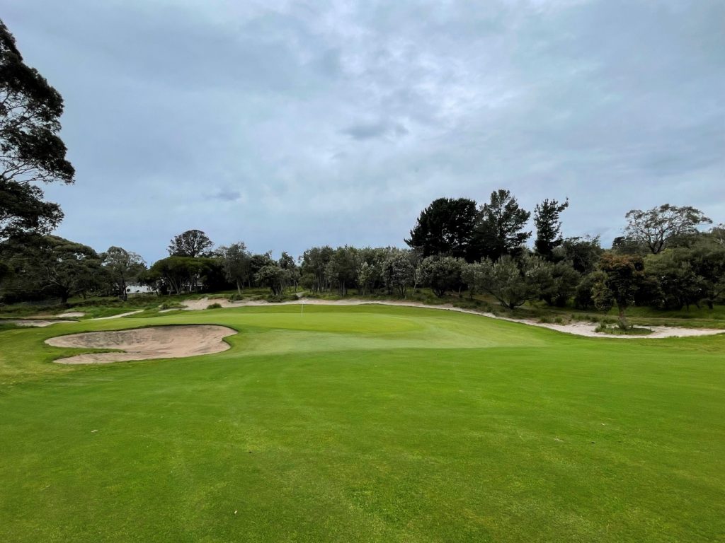 The 17th green at Rosebud Country Club North Course