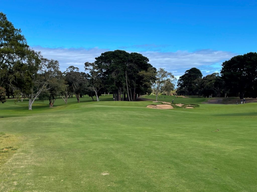 The 1st fairway at Rosebud Country Club North Course