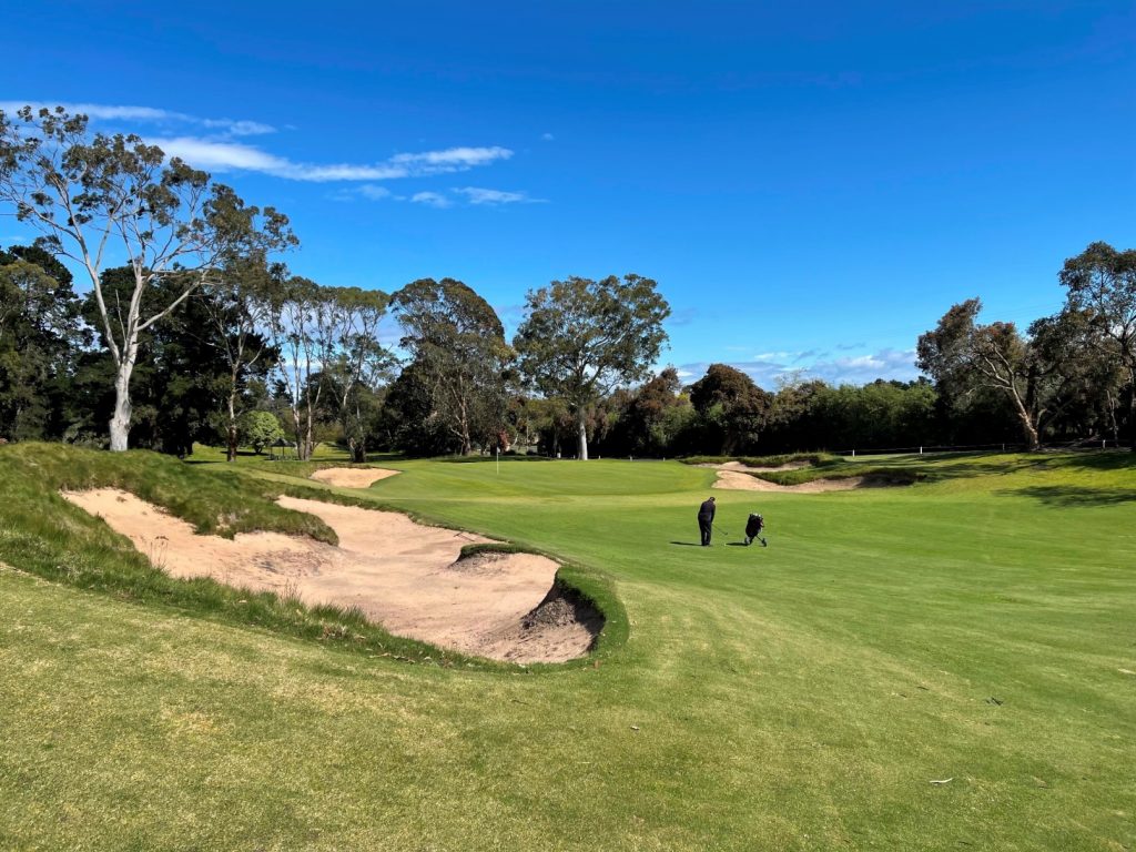 The 2nd green at Rosebud Country Club North Course