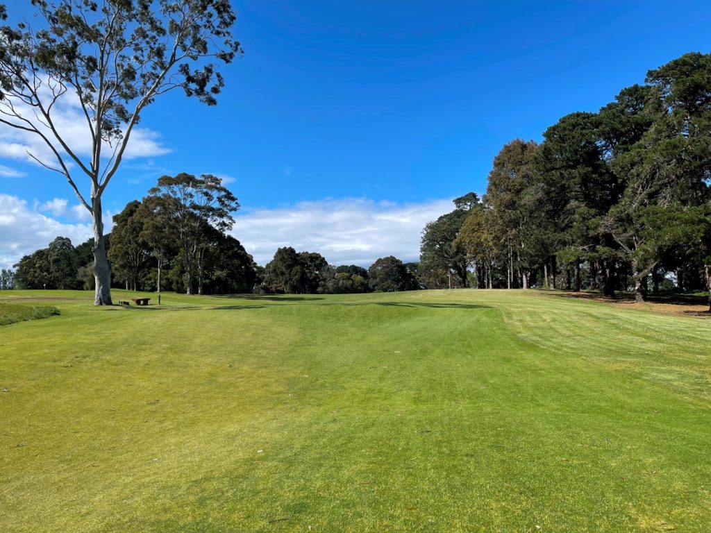 The 3rd tee at Rosebud Country Club North Course