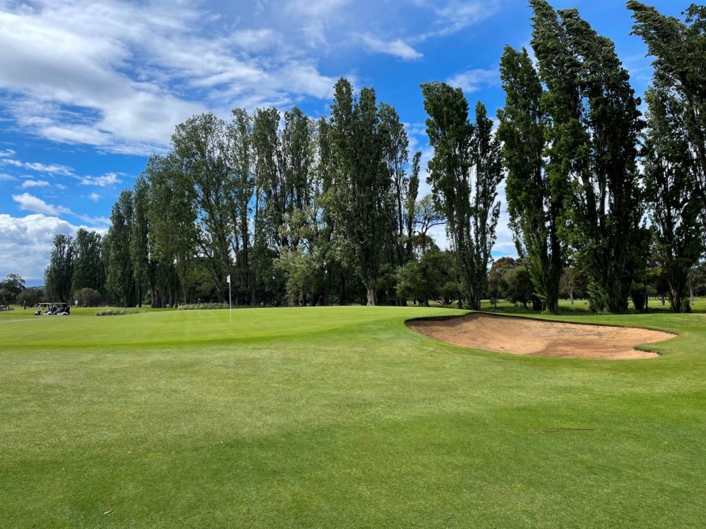 The 5th green at Rosebud Country Club North Course