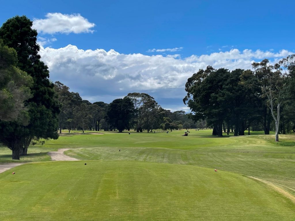 The 5th tee at Rosebud Country Club North Course