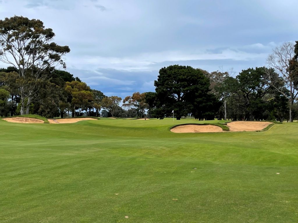 The 6th green at Rosebud Country Club North Course