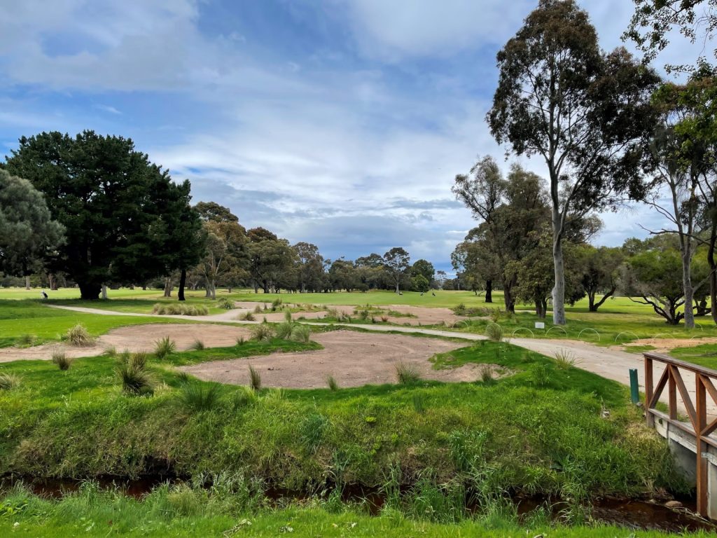 The 6th tee at Rosebud Country Club North Course