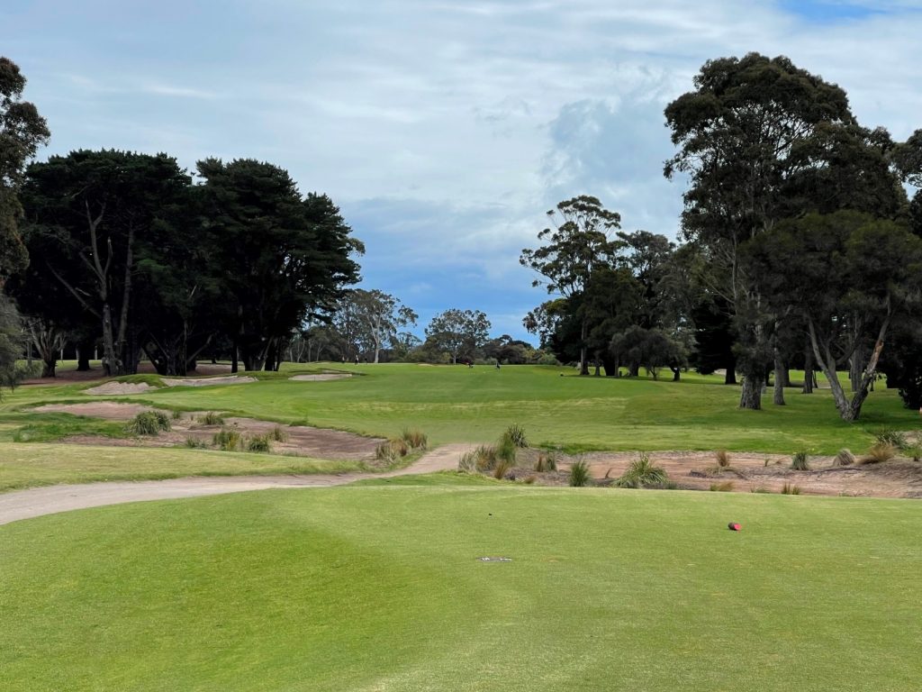 The 8th tee at Rosebud Country Club North Course