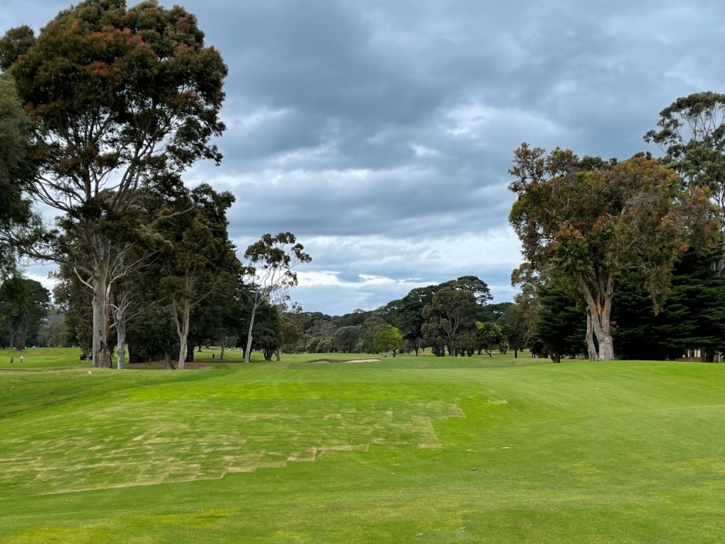 The 9th tee at Rosebud Country Club North Course