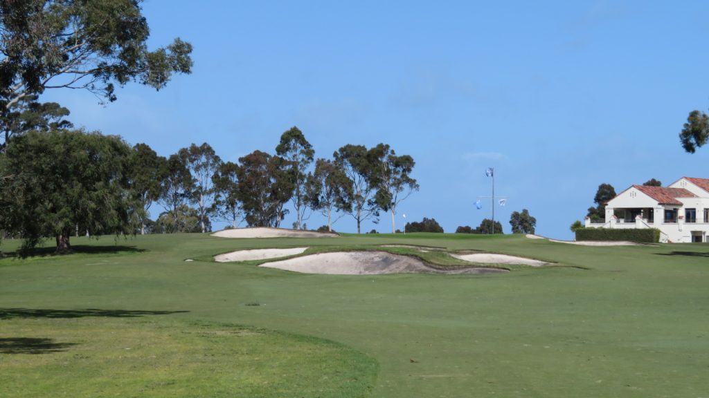 View to the 2nd green at Yarra Yarra Golf Club