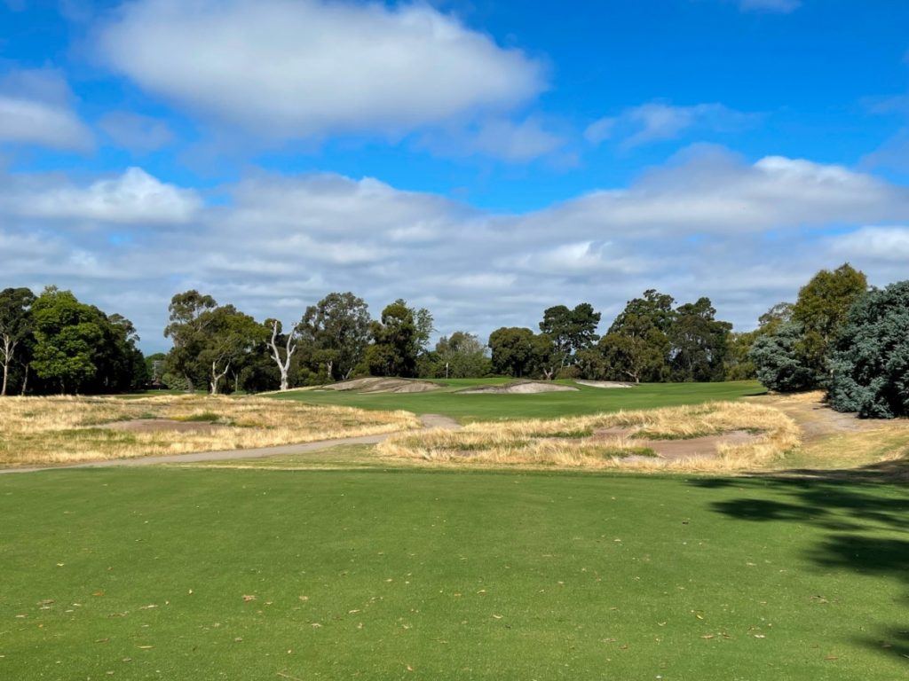 The 6th tee at Yarra Yarra Golf Club