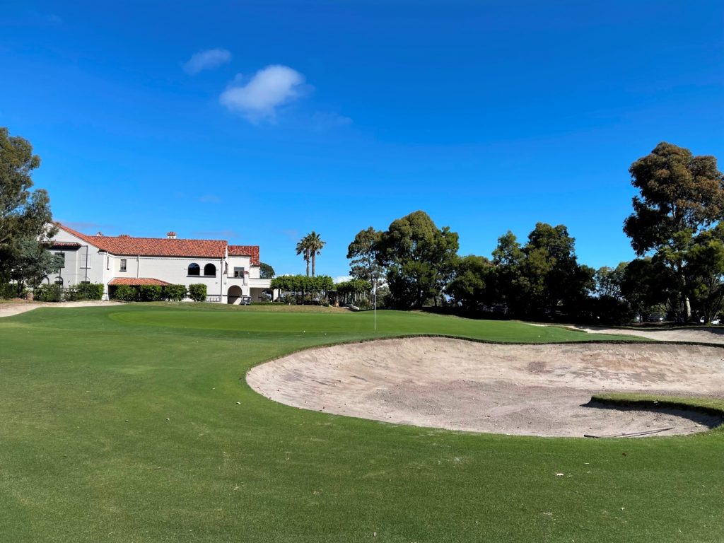 The 7th green at Yarra Yarra Golf Club